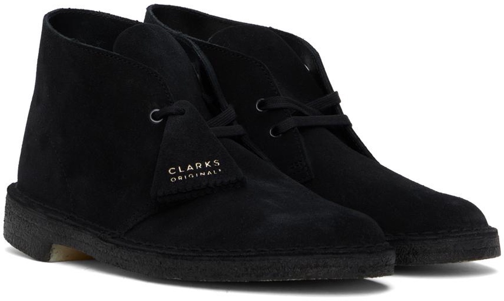 Black Suede Desert Boots