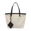 Canvas travel tote bag