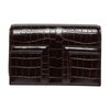 Mini T-Flap croco-embossed bag