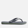 Havaianas Men's Brasil Logo-Embossed Rubber Flip Flops - UK 6/7