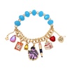 Betsey Johnson Womens Back To School Charm Stretch Bracelet