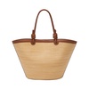 Fossil Straw Tote, Natural