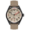 Citizen Men's Eco-Drive Weekender Garrison Field Watch, in Stainless Steel with Khaki Nylon Strap, Khaki Dial (Model: BU2055-08X)