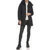 DKNY Womens Long Quilted Puffer Jacket