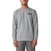 Dickies Men's Big & Tall Long Sleeve Heavyweight Logo T-Shirt Grey