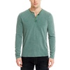 Lucky Brand Men's Weekend Slub Jersey Long Sleeve Henley Tshirt