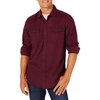 Amazon Essentials Men's Regular-Fit Long-Sleeve Two-Pocket Flannel Shirt