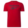 Reebok Men's Identity Big Stacked Logo Tee