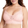 Bali Women's Lace Desire Wireless Bra, Lacy Full-coverage Wirefree Bra, Convertible Bra