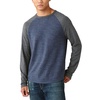 Lucky Brand Men's Duo Fold Long Sleeve Baseball Tee