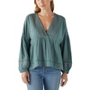 Lucky Brand Women's Femme Peasant Blouse