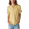 Men's Linen Short Sleeves Henley T-shirt