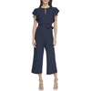 DKNY Womens Flutter Sleeeve Jumpsuit