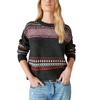 Lucky Brand Women's Fairisle Crew Sweater