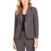 Anne Klein Women's Notch Collar One Button Blazer