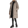 DKNY Women's Hooded Long Down Alternative Puffer Jacket