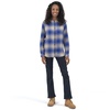 Dickies Plus Size Women's Plaid Flannel Long Sleeve Shirt