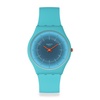 Swatch Unisex Casual Blue Watch Bio-sourced Material Quartz Radiantly Teal