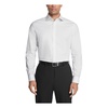 Calvin Klein Men's Non Iron Regular Fit Herringbone French Cuff Dress Shirt