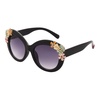 Betsey Johnson Women's Garden Party Round Sunglasses