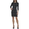 DKNY Women's Flutter Sleeve Fit and Flare Dress