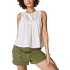 Lucky Brand Women's Embroidered Cutwork Tank Top