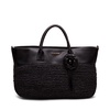 Anne Klein EW Tote with Floral Applique, Black