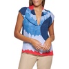 DKNY Women's Cap Sleeve Business Casual Blouse