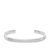 Fossil Men's Plated Stainless Steel Engravable Personalized Gift ID, Chain or Cuff Bracelet for Men