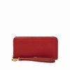 Fossil Zip Clutch, Garnet