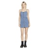 Volcom Women's Stone Step Zip Front Denim Dress