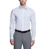 Calvin Klein Men's Non Iron Slim Fit Herringbone French Cuff Dress Shirt