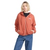 Volcom Women's Truly Deal Zip Fleece Sweatshirt Jacket