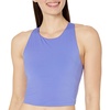 Amazon Essentials Women's Active Sculpt High Neck Racer Back Sports Bra Tank (Available in Plus Size)