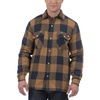 Dickies Men's High Pile Fleece Lined Flannel Shirt Jacket with Hydroshield