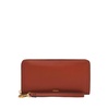 Fossil Logan Zip Clutch, Cayenne