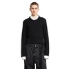 thorvald wool and satin sweater