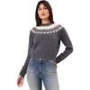 Fair Isle Knit Sweater - Women's