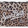 Mc2 Saint Barth Scuba Clutch Bag With Leo Pattern