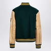 Polo Ralph Lauren Dark Green/Beige Wool Blend Bomber Jacket