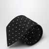 Destin Black/White Polka Dot Silk Tie