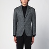 Tagliatore Green Herringbone Single Breasted Jacket