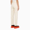 Sunnei Regular Cream Cotton Jeans