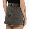 The Mannei Malmo Denim Mini Skirt Inside Out