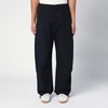 Studio Nicholson Black Cotton Wide Trousers