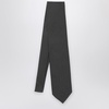 Destin Black/White Silk Small Polka Dot Tie