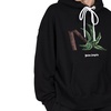 Palm Angels Broken Palm Embroidered Drawstring Hoodie