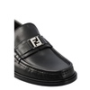 Fendi Ff Leather Loafers