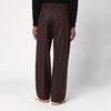 Loro Piana Brown Wool And Cashmere Trousers Men