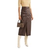 Brunello Cucinelli Leather Skirt